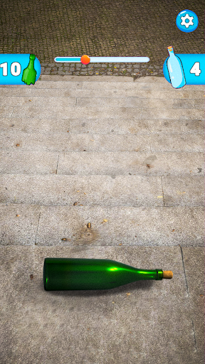 Bottle on Stairs: Rolling Down Bottle on Stairs: Rolling Down
