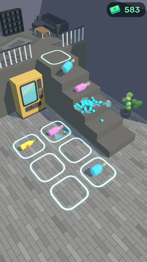 Bottle on stairs Bottle on stairs